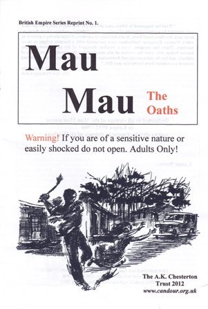 Mau Mau Oaths - by A.K. Chesterton