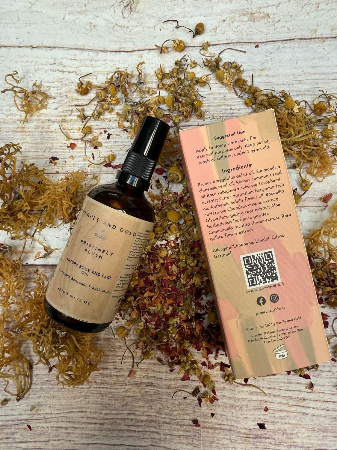 Scented Pristinely Plush Luxury Face & Body Oil Scented Pristinely Plush Luxury Face & Body Oil