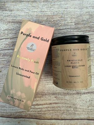 Unscented Pristinely Plush Duo Body Butter & Body Oil Combo