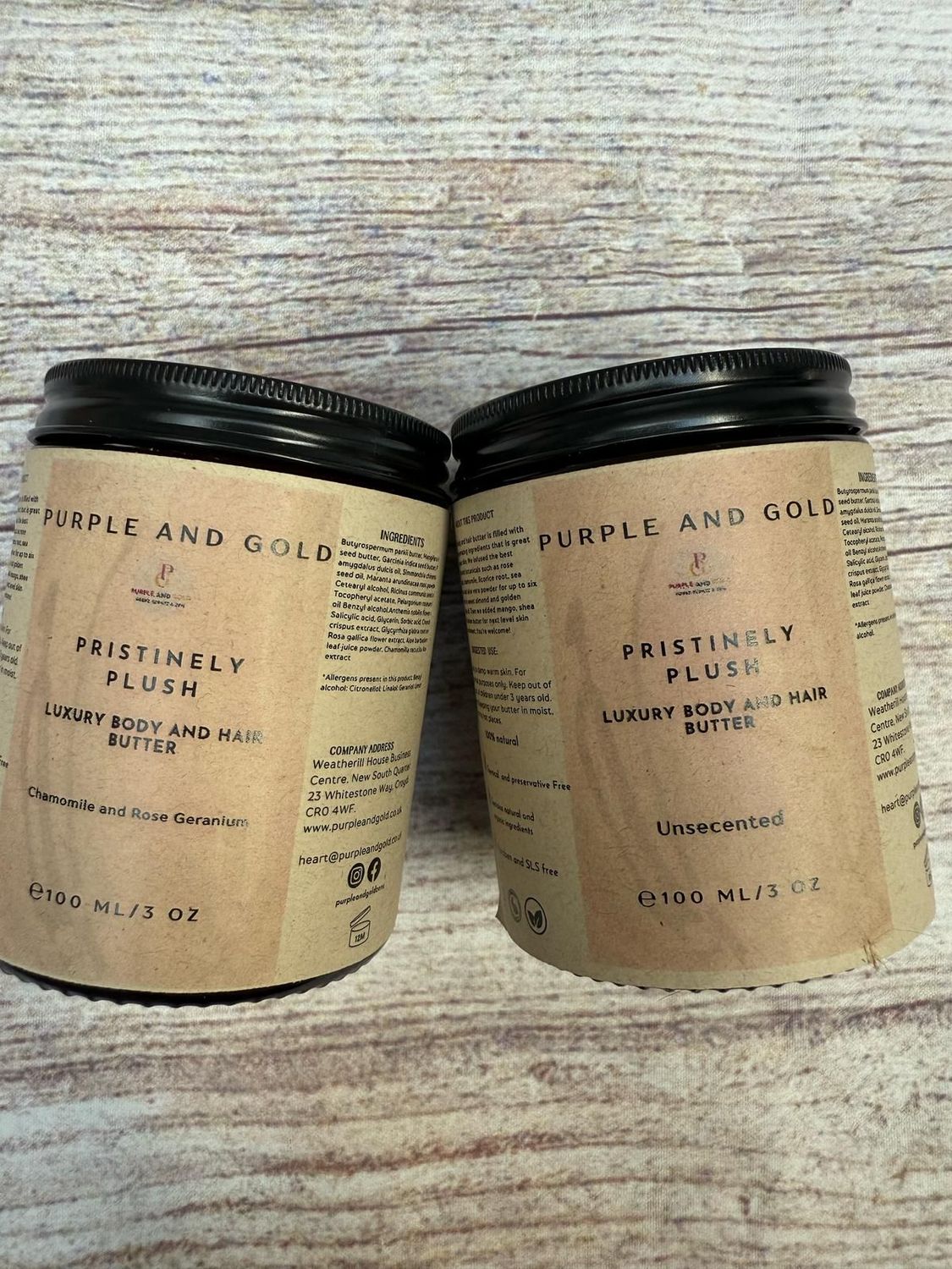 Unscented Pristinely Plush Body and Hair Butter