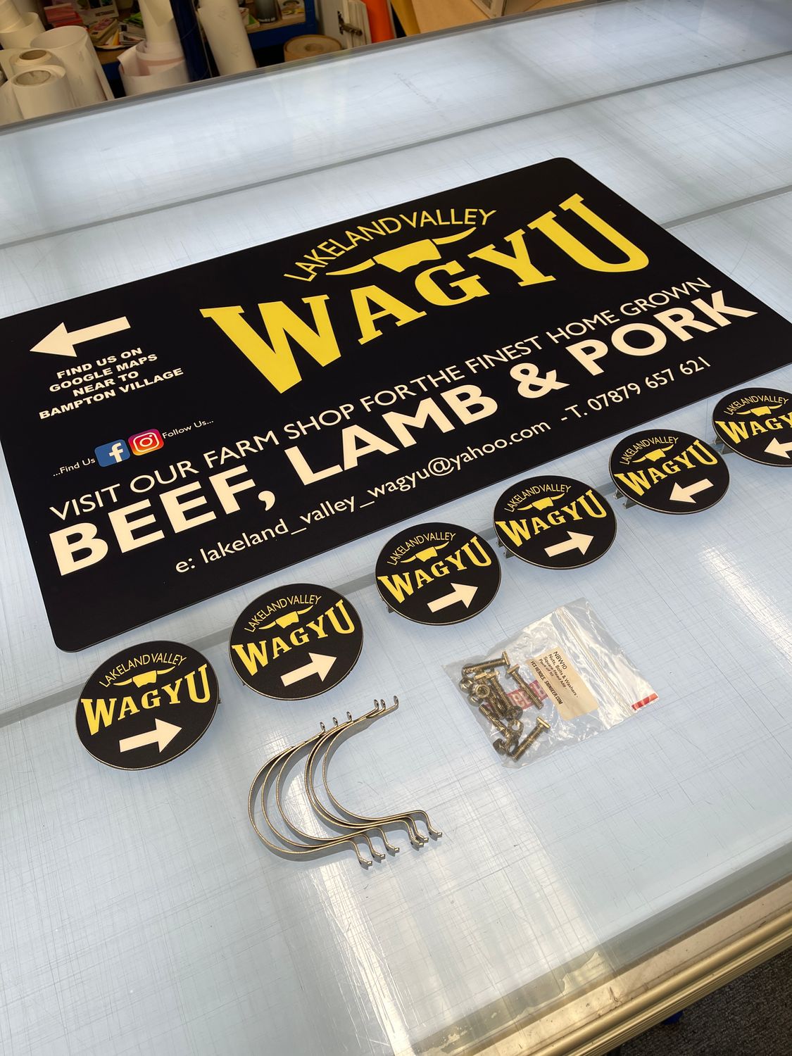 composite aluminium 3mm printed signs