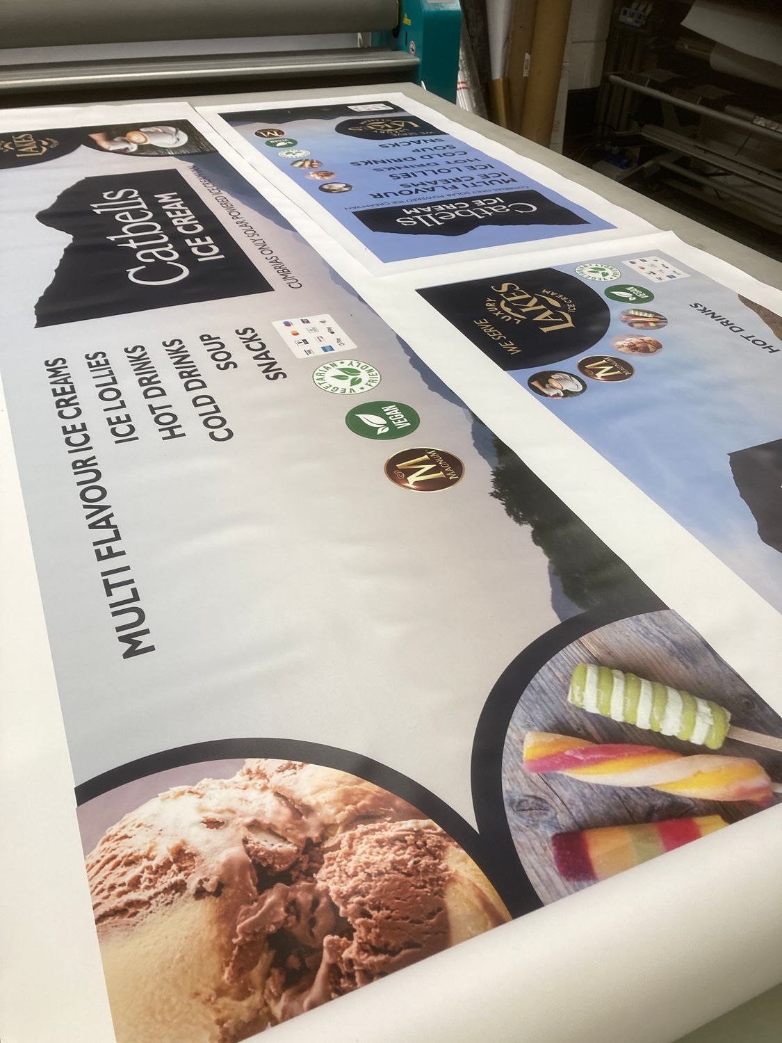 Latex printed banner