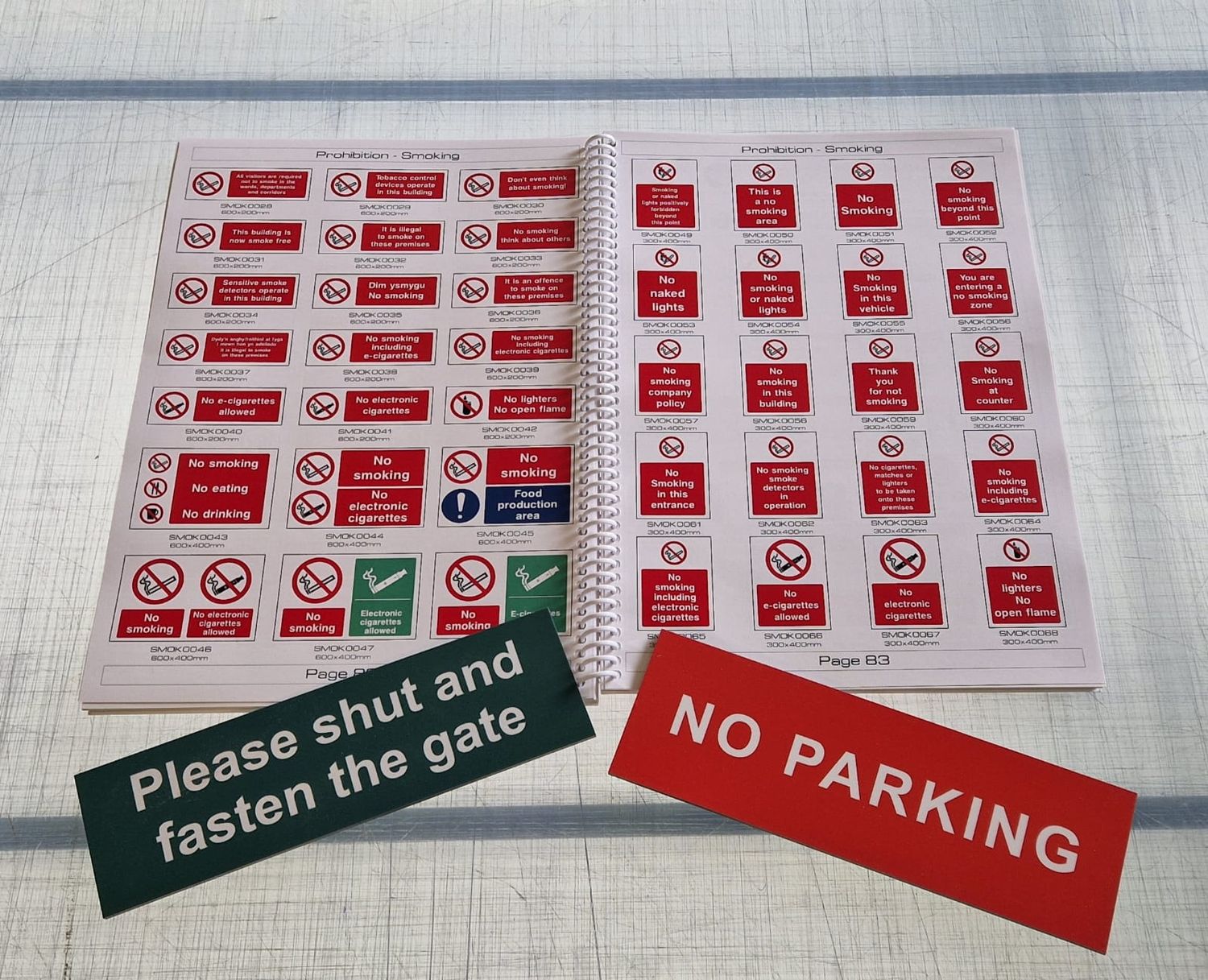 Small Information Signs