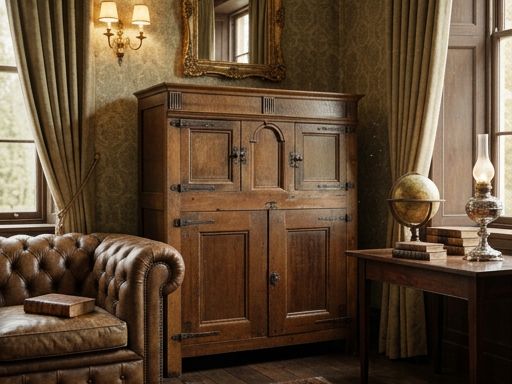 E96 - 18th Century Oak Cabinet