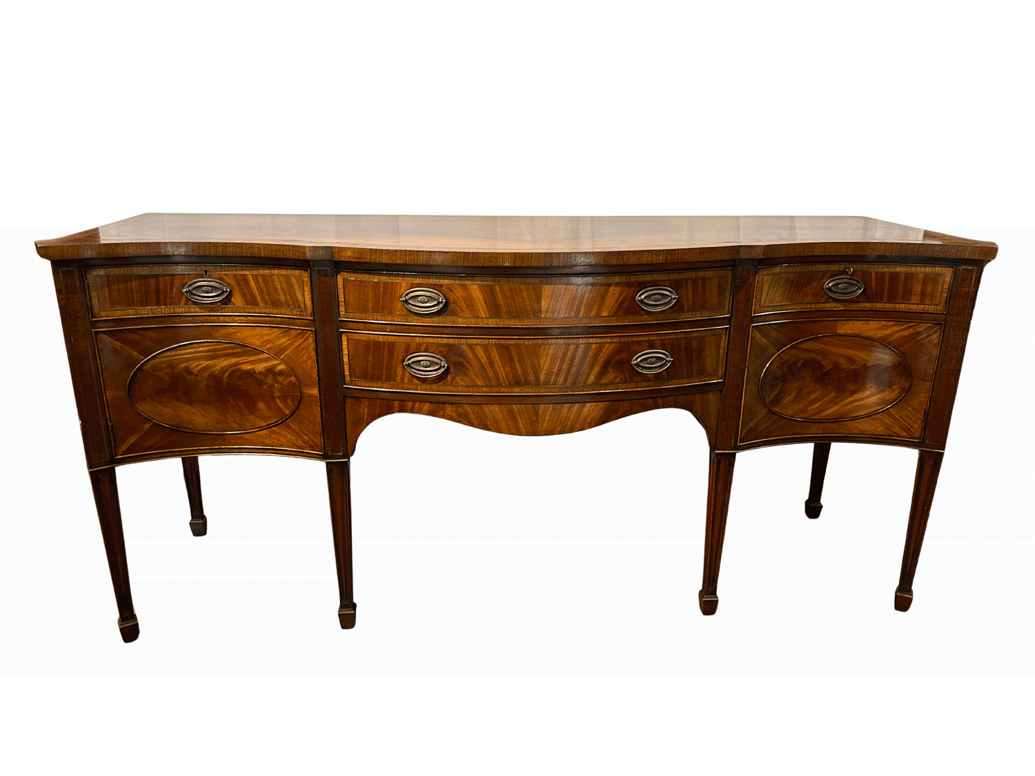 Federal Mahogany Serpentine Sideboard