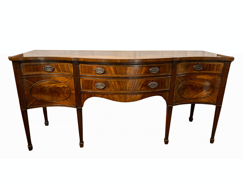 Federal Mahogany Serpentine Sideboard