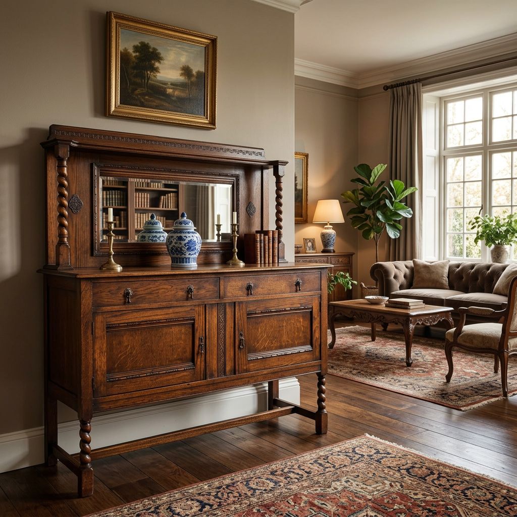 E87 - Sideboard with Mirror Top