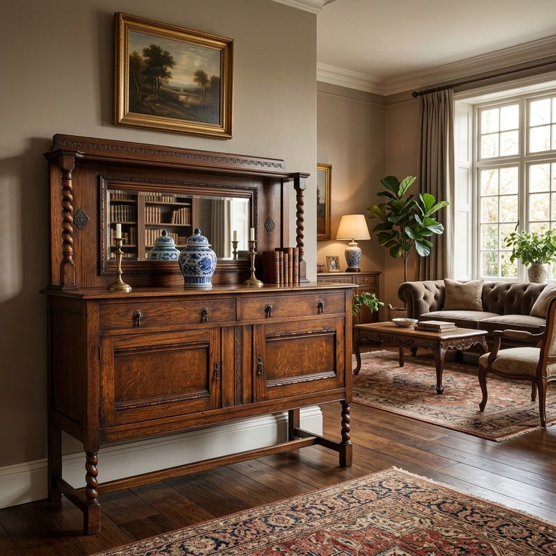 E87 - Sideboard with Mirror Top