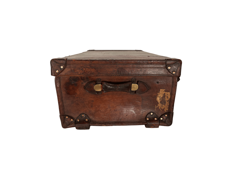Antique Leather Suitcase