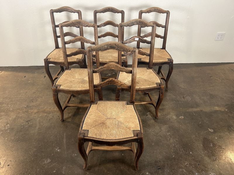 Set of 6 French Provincial Chairs