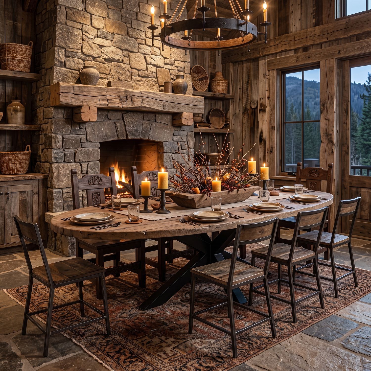 O131 - Ukrainian Oak Dining Table