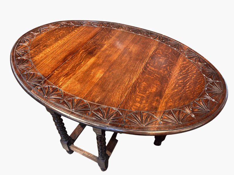 E59 - Oval Dropleaf Gateleg Table