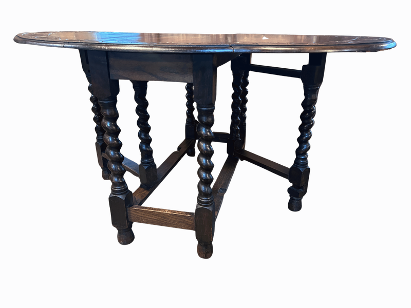 E59 - Oval Dropleaf Gateleg Table