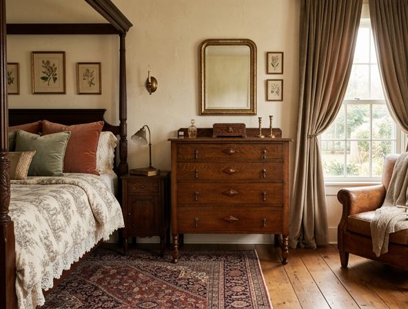 E52 - Antique Oak Dresser