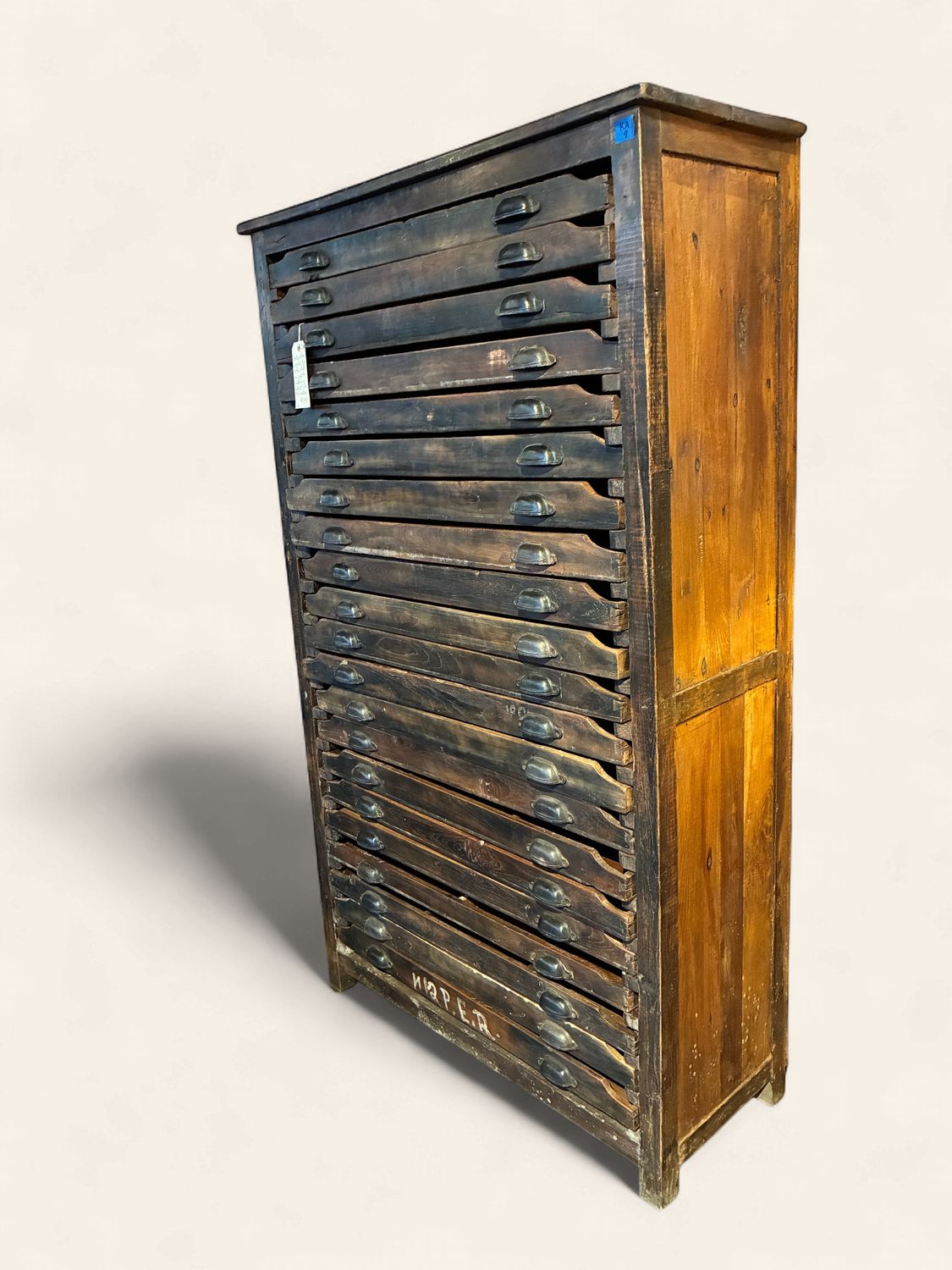Antique French Typesetters Chest