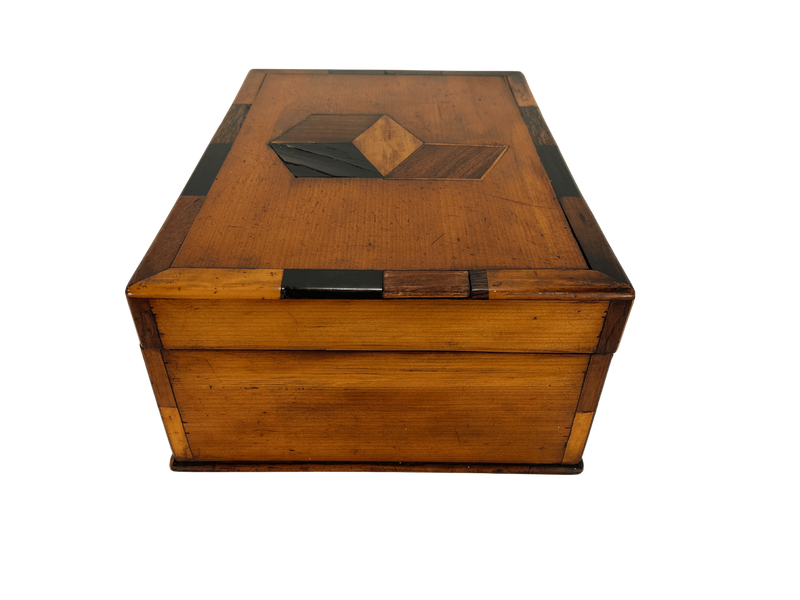 1800s Keepsake Box with Inlay