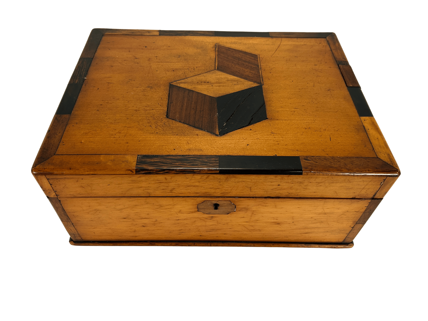1800s Keepsake Box with Inlay 5/26