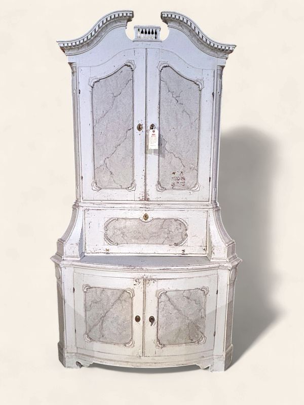 S4 - Antique Swedish Corner Secretary