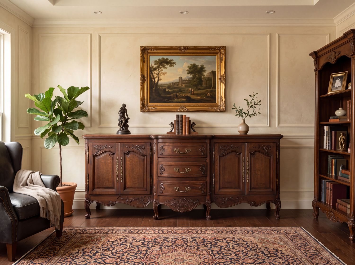 O21 - French Oak Sideboard