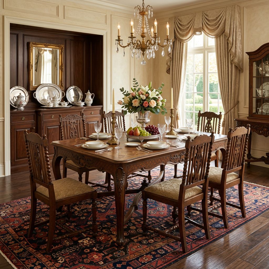 O24 - French Parquet Top Table