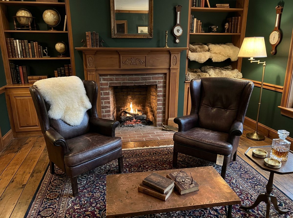 O27 - Pair of Espresso Deco Leather Chairs