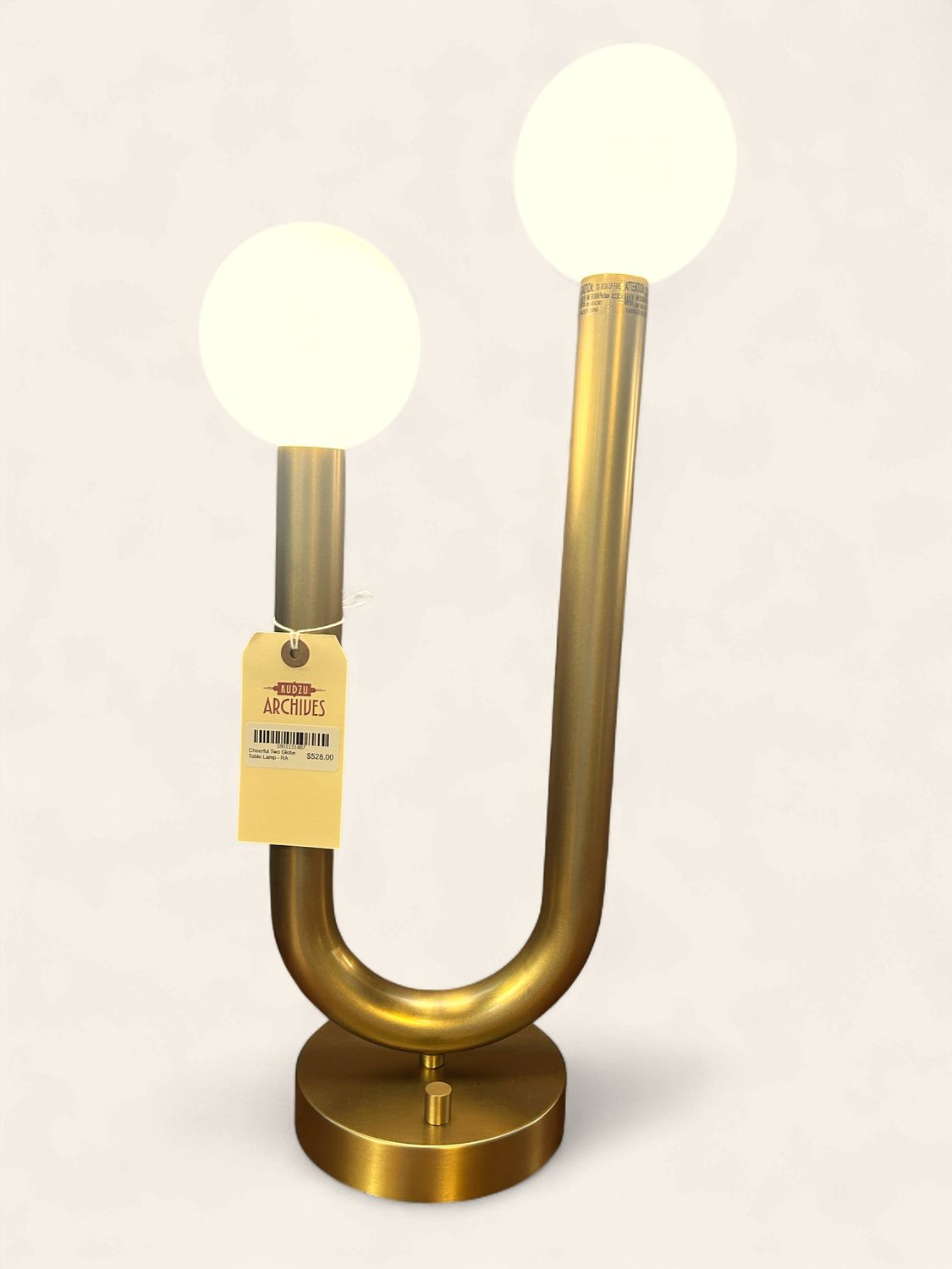 Cheerful Two Globe Table Lamp - RA