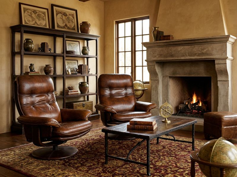 O61 - MCM Swivel Lounge Chair Pair (from Netherlands)