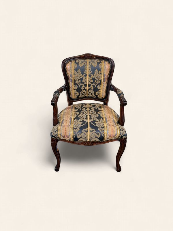 O53 - Single French Provincial Style Arm Chair