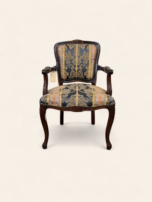 O53 - Single French Provincial Style Arm Chair