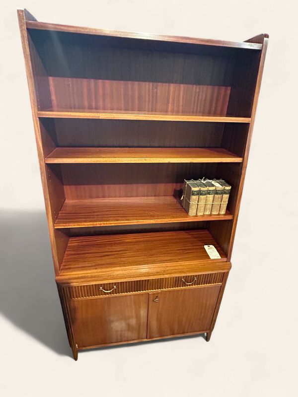 S17 - Swedish Library with 2 lower drawers and double door lower cabinet