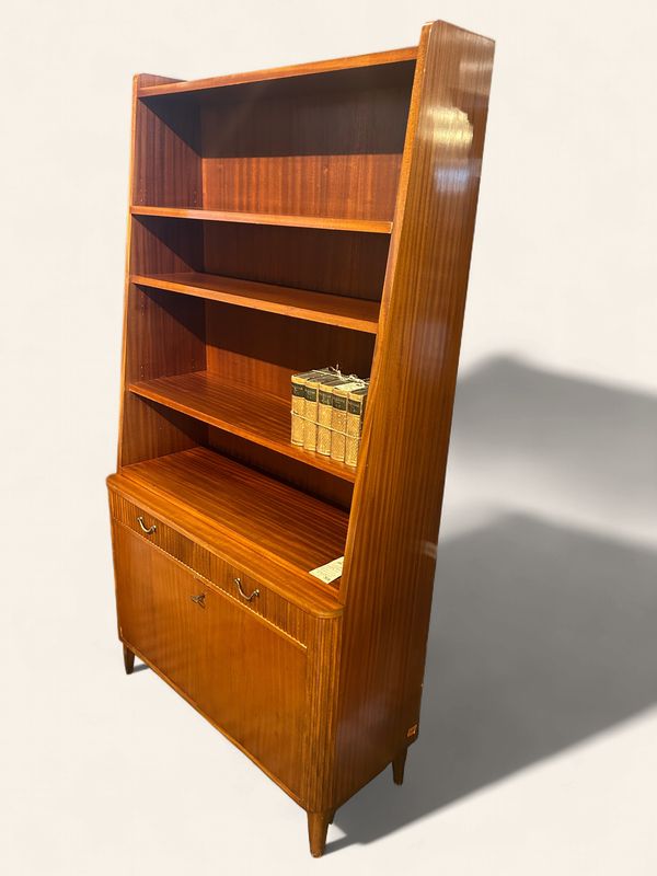 S17 - Swedish Library with 2 lower drawers and double door lower cabinet