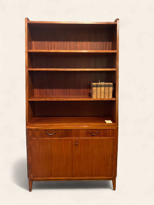 S17 - Swedish Library with 2 lower drawers and double door lower cabinet
