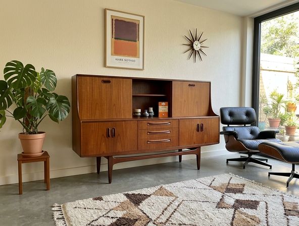 E77 - MCM Teak Sideboard