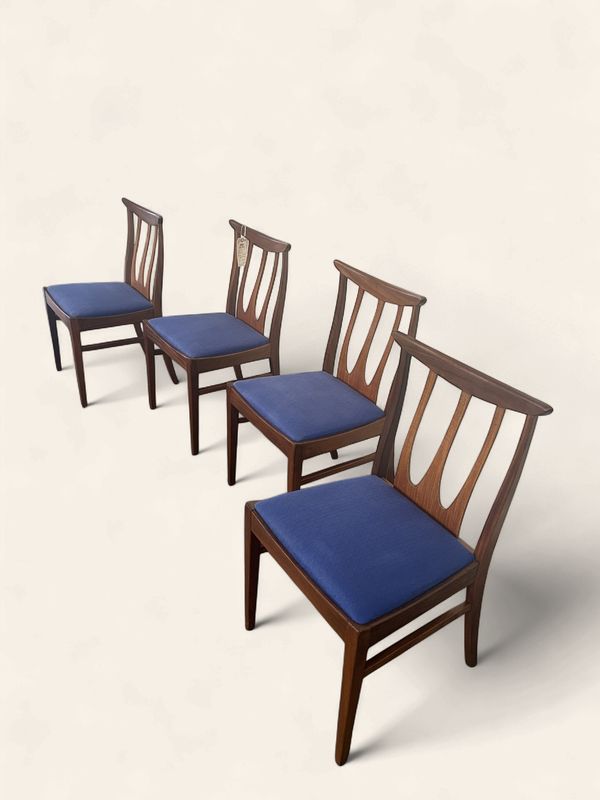 E82 - Set of 4 Brasilia dining chairs (G-Plan)