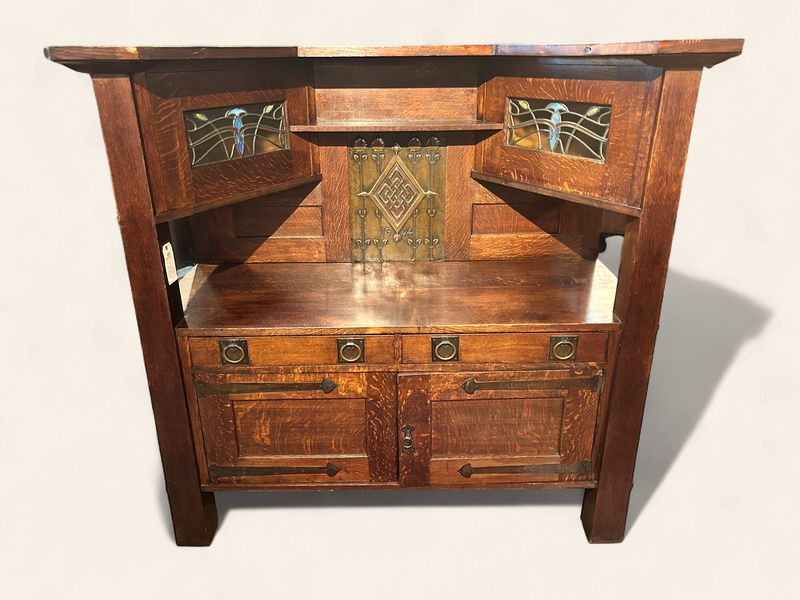 E119 - Arts N Crafts Side Board with Incredible Details
