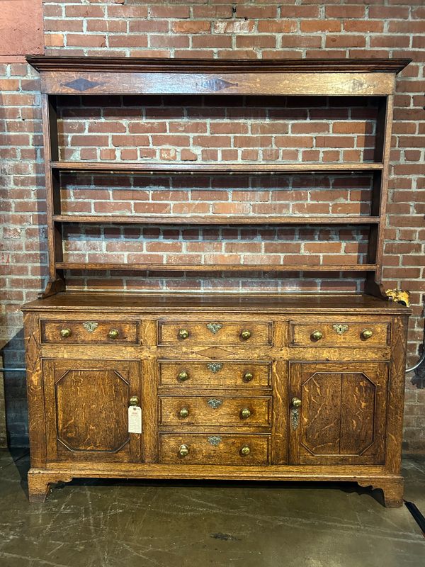 E92 - Mid 19th Century Oak Welsh Dresser