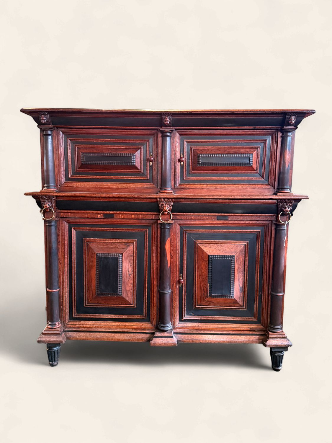 O89 - Fantastic 18th Century 4 Door Antique Cupboard, sourced in Belgium
