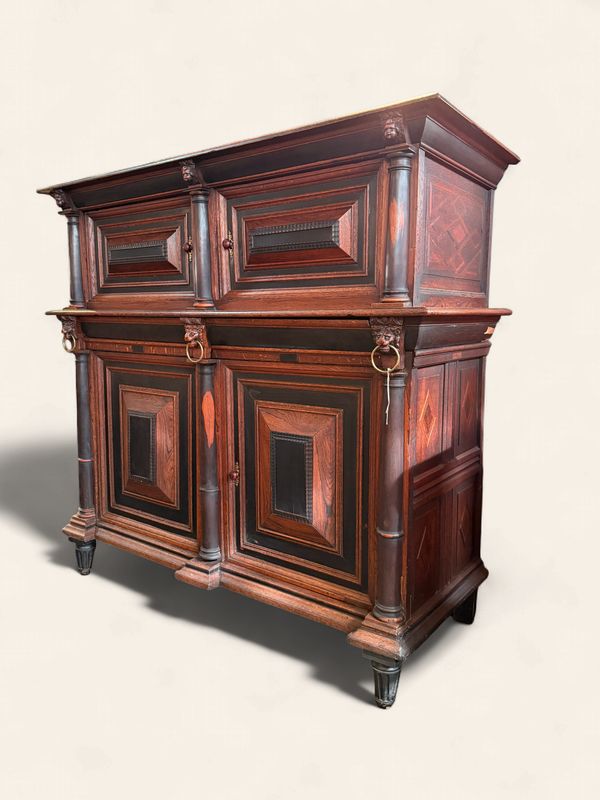 O89 - Fantastic 18th Century 4 Door Antique Cupboard, sourced in Belgium
