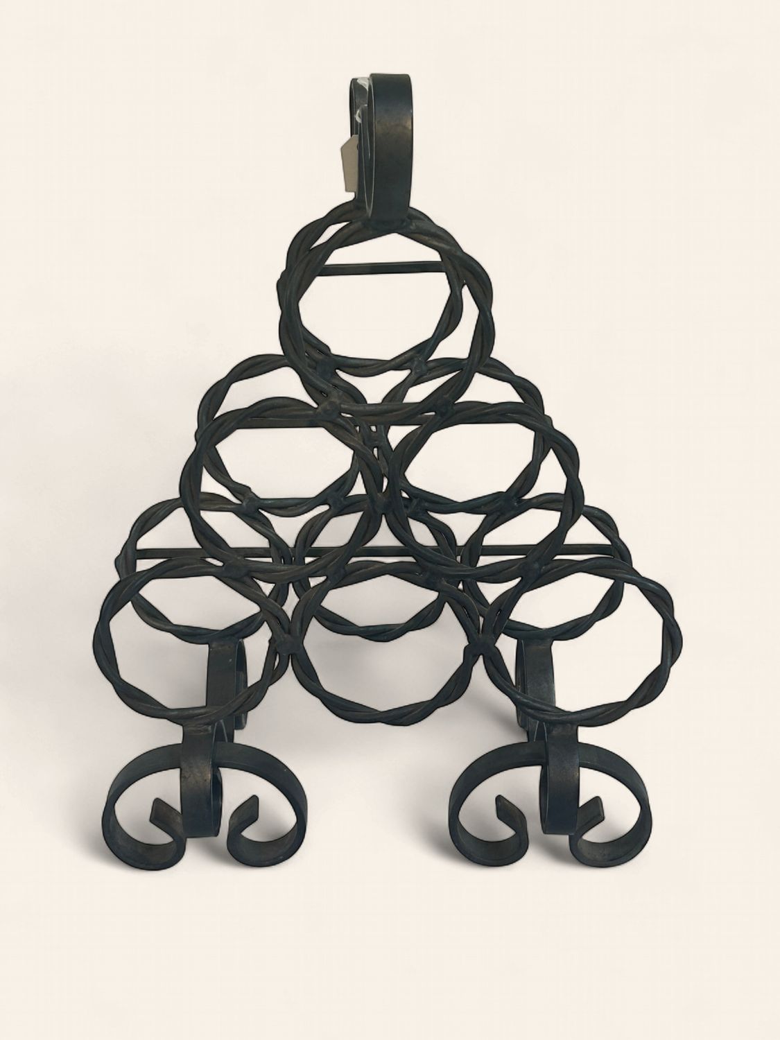 P223 - Wrought Iron Wine Rack