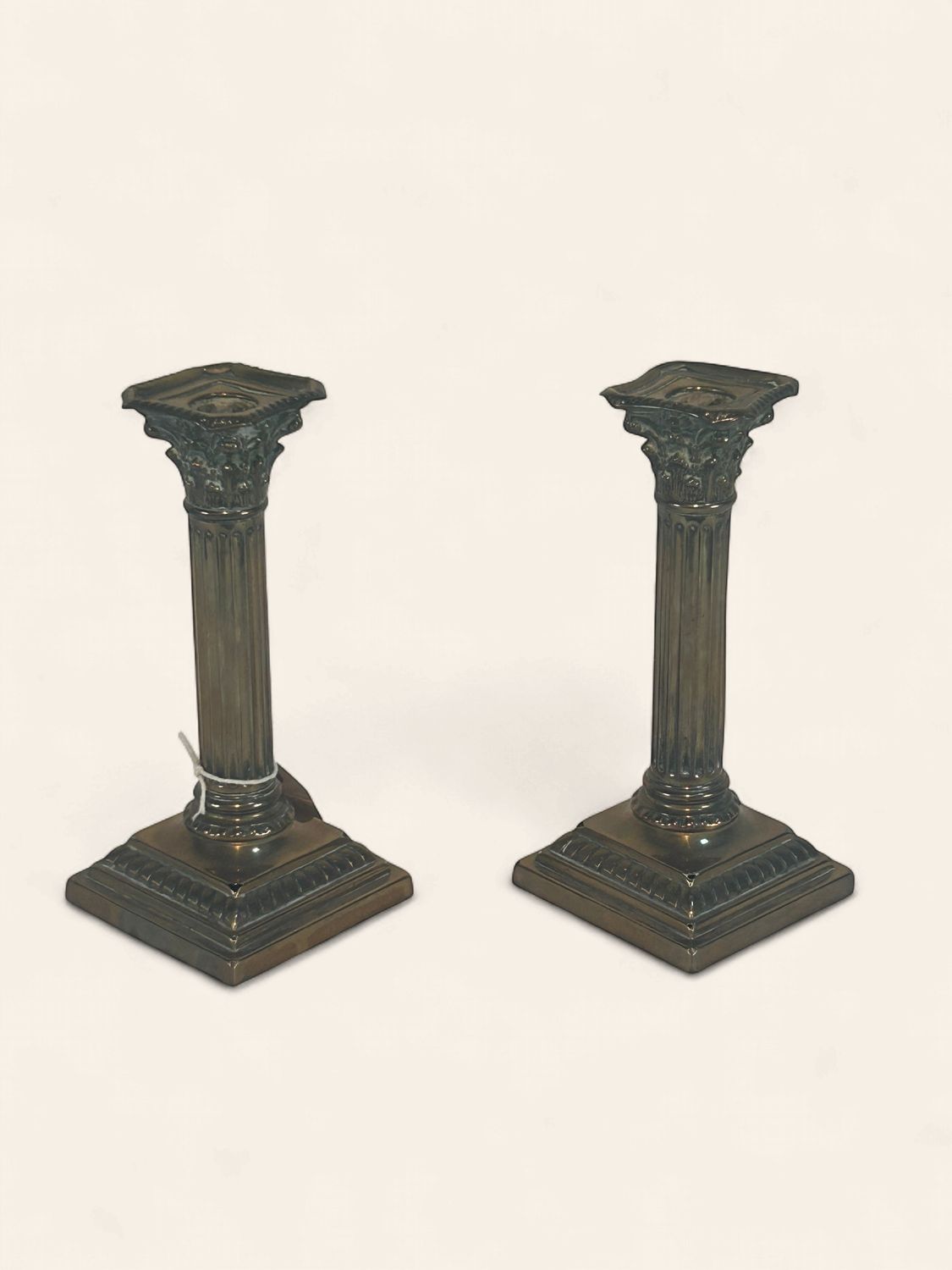 P229 - Pair Brass Candlesticks