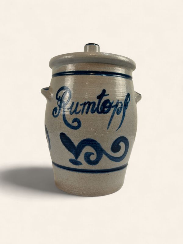 P265 - Blue/White Stoneware Urn