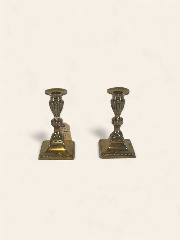 P228 - Pair Brass Candlesticks