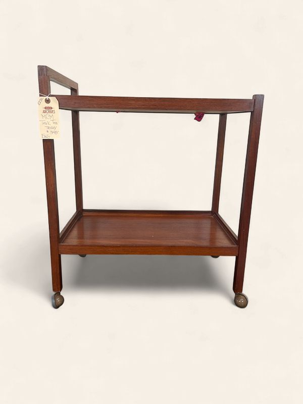 E132 - MCM Teak Tea Trolley