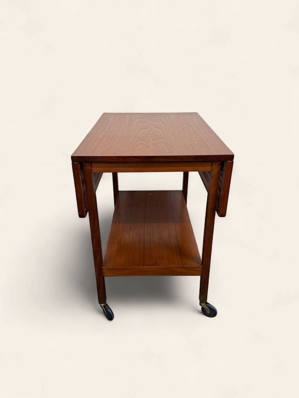 E139 - Teak MCM Tea Trolley