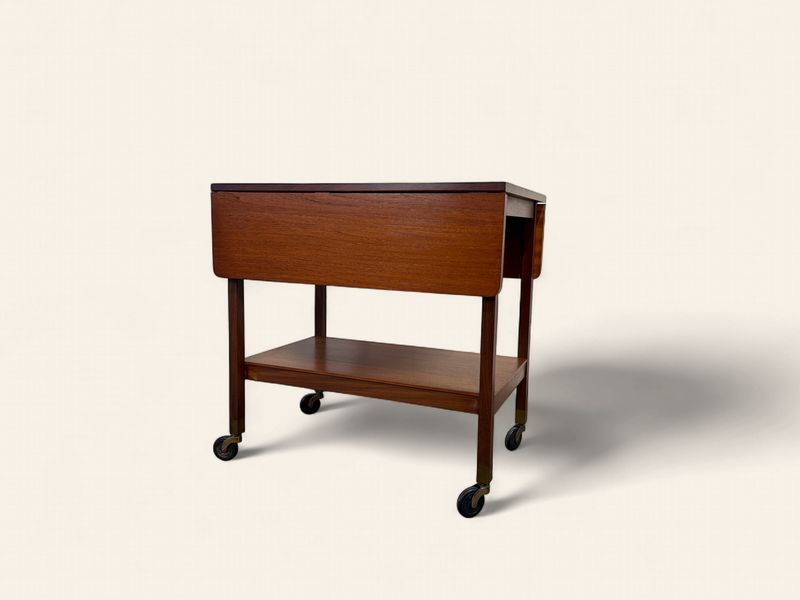 E139 - Teak MCM Tea Trolley