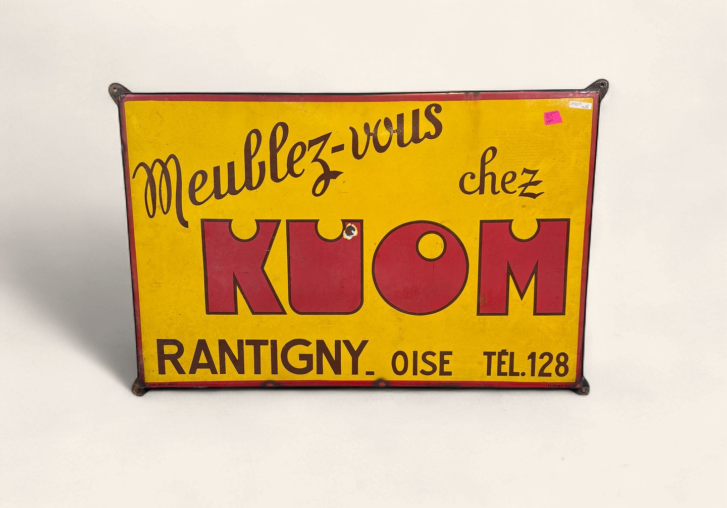 O145 - French Metal Sign