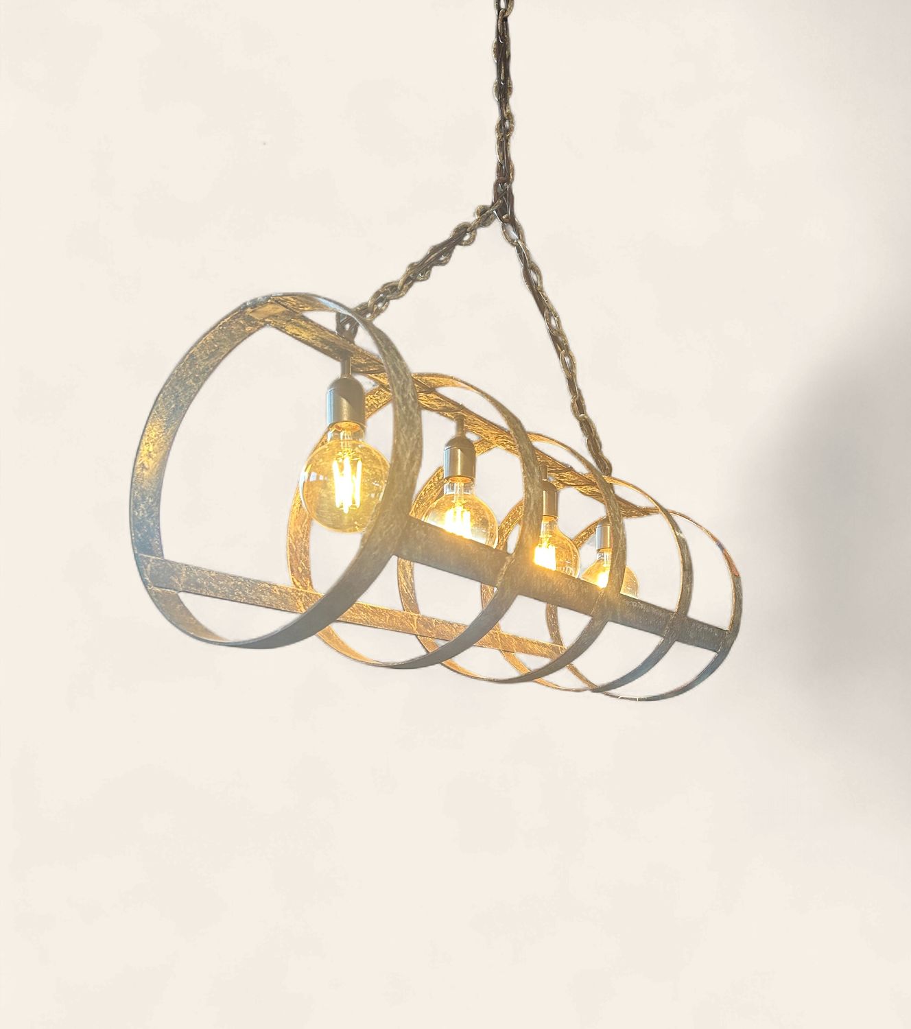 J7 - Upcycled Industrial Style Lamp by Alabama Metal Artist