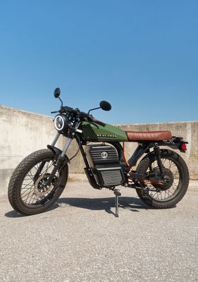 Beachman '64 E-Bike Green/Brown 50AH/3.6Kwh