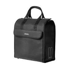 Basil, Mira, Shopper bag, Black Melee