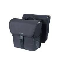 Basil, Go Double, Pannier, 32L, Black, Pair